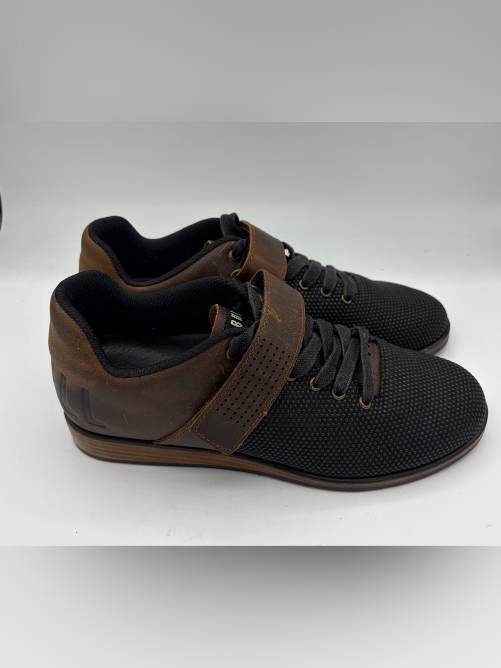 NOBULL project lifters weightlifting brown leather black coffee shoe women’s 8